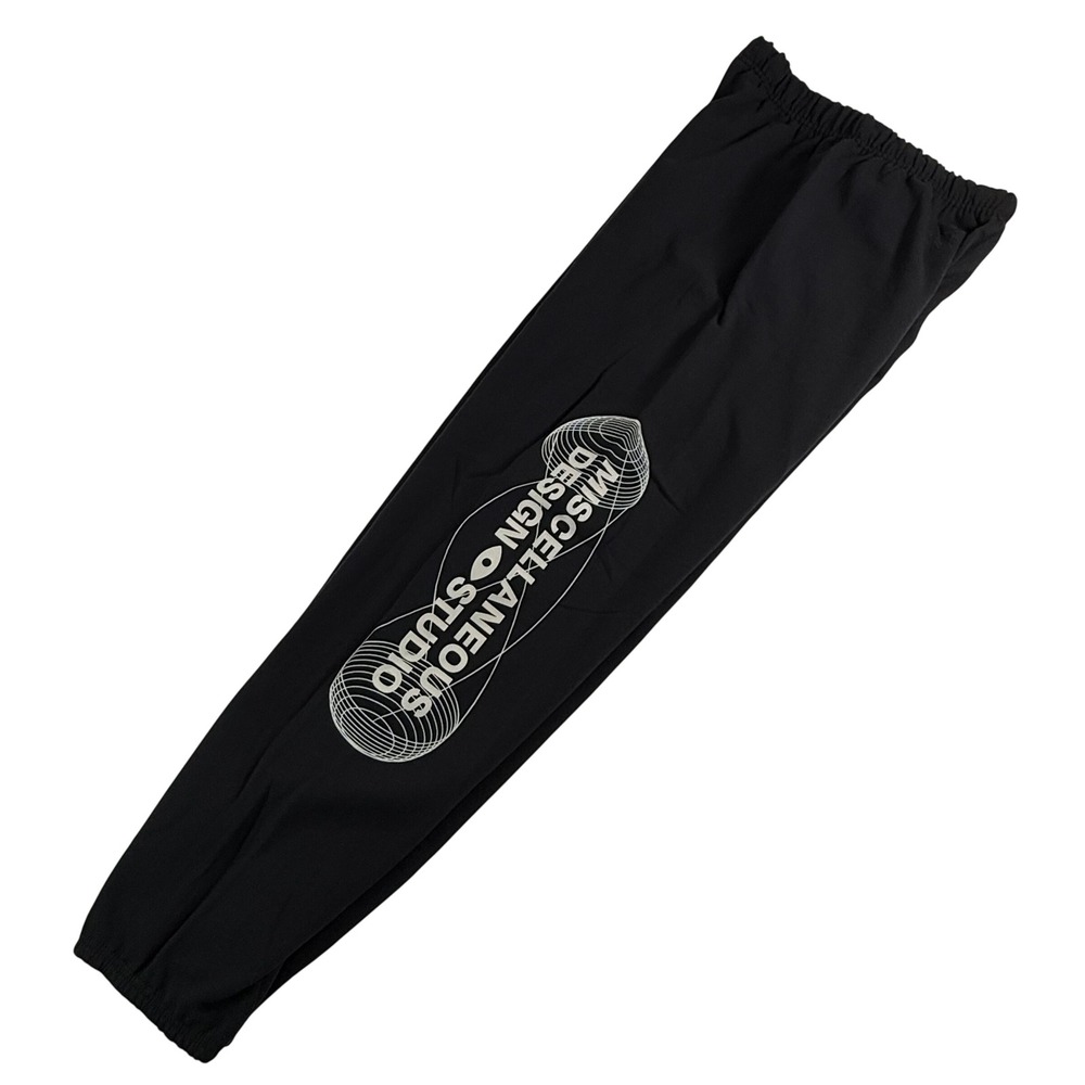 Miscellaneous Design Studio Black Graphic Sweatpants Embrace the Journey Joggers